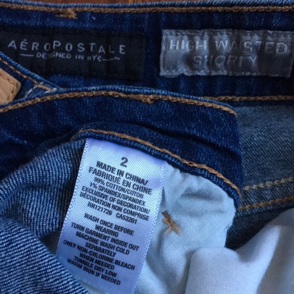 Mixed Brand lot of 4 denim summer shorts size 2 - Picture 13 of 16